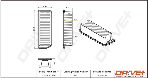 ALCO FILTER MD-8308 Luftfilter