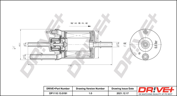 TOPRAN 501 431 drivstoffilter
