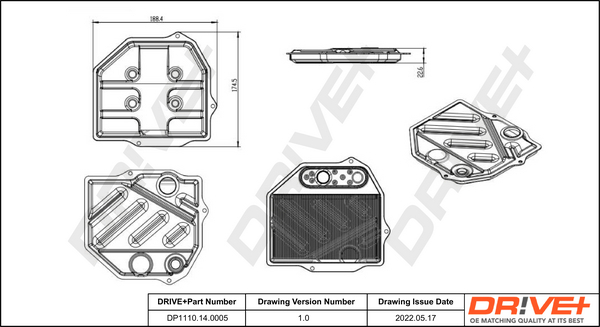 MEYLE 014 027 2104 MEYLE-ORIGINAL: True to OE. hydraulisk filtersett, automatgir