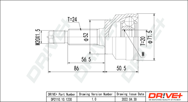 Dr!ve+ DP2110.10.1230 Set...