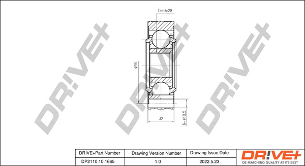 Dr!ve+ DP2110.10.1665 Set...