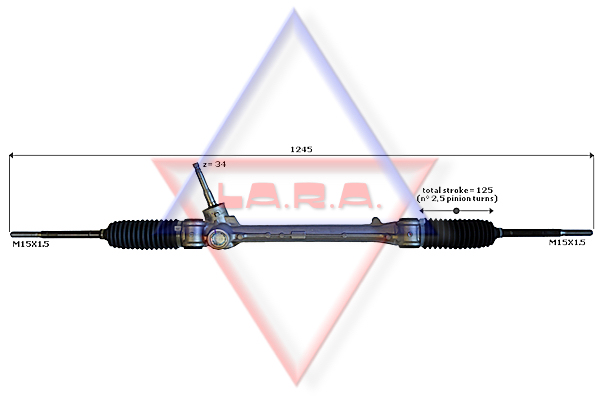 LA.R.A. 370007 Scatola guida