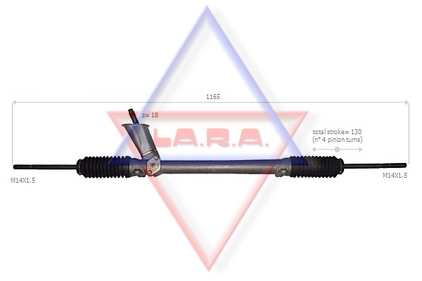 LA.R.A. 400004 Scatola guida