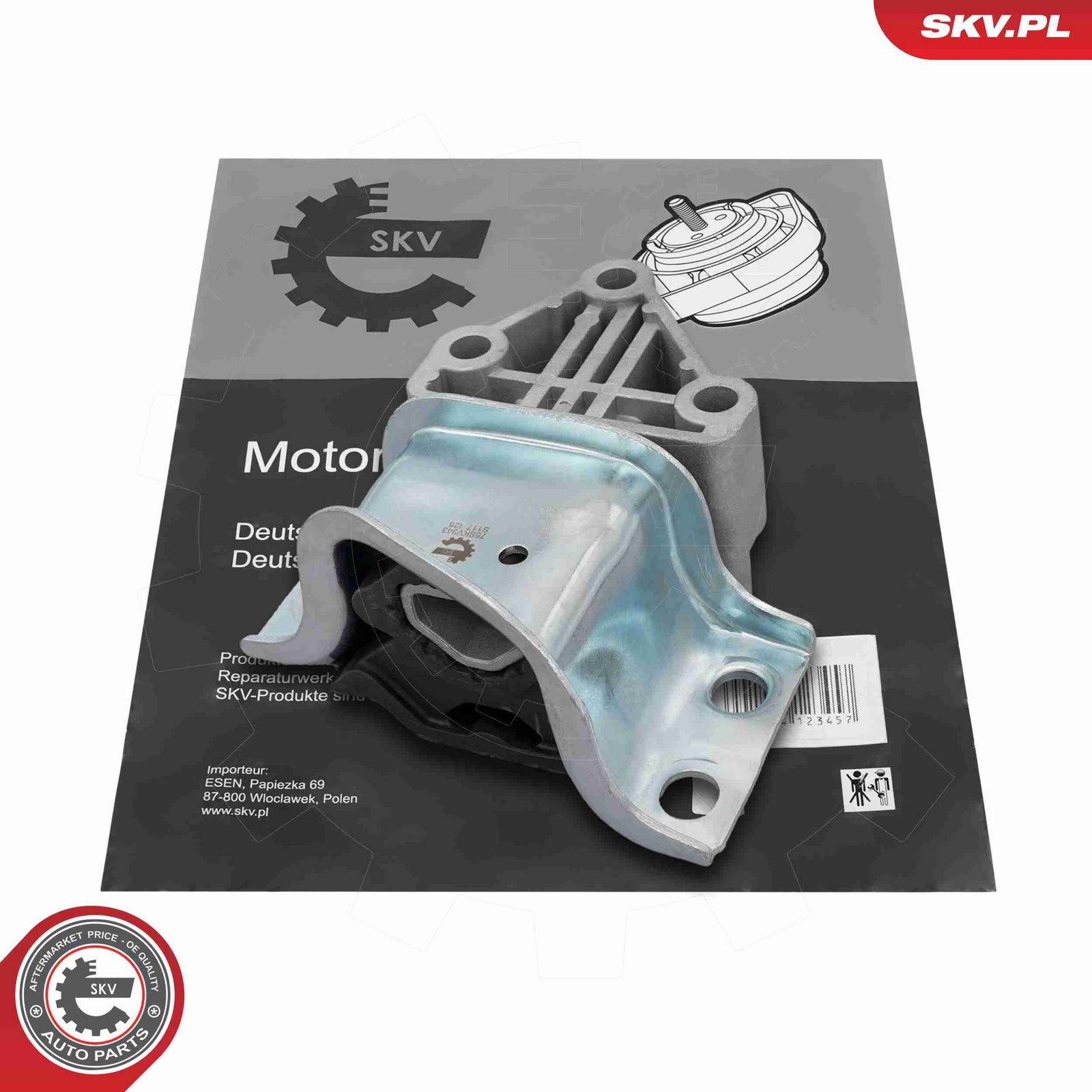 ESEN SKV 75SKV343 Mounting, engine