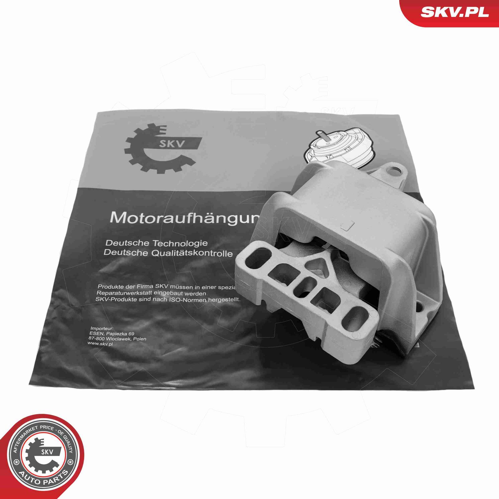 ESEN SKV 75SKV344 Mounting, engine