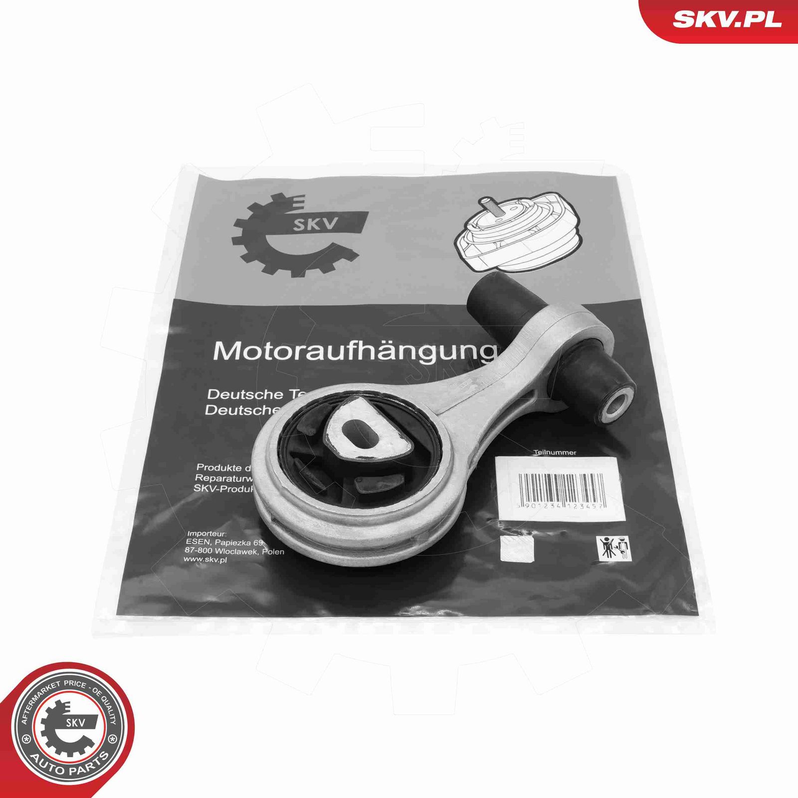 ESEN SKV 75SKV346 Mounting, engine