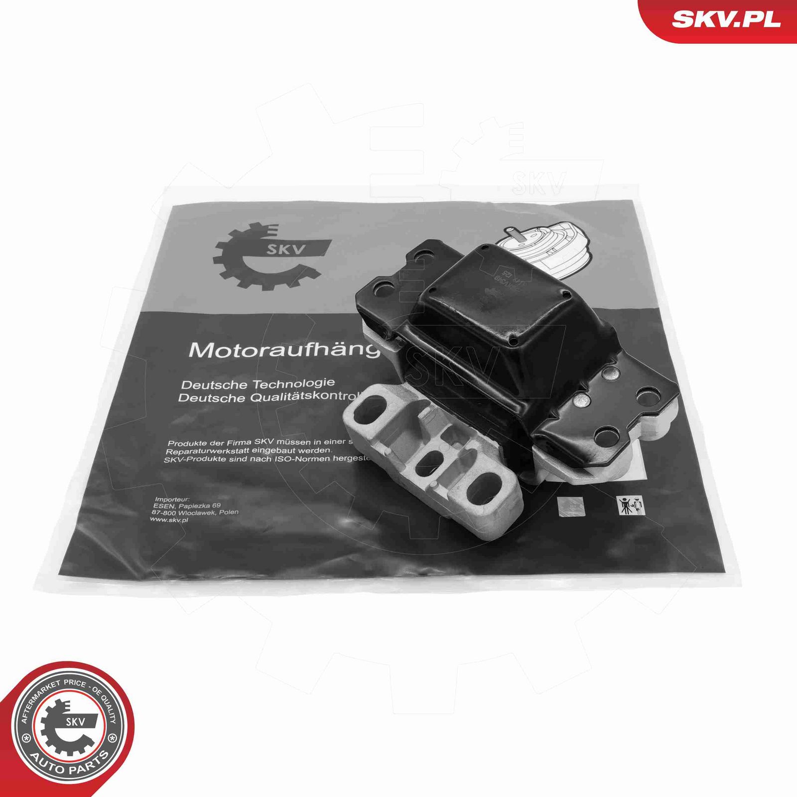 ESEN SKV 75SKV349 Mounting, engine