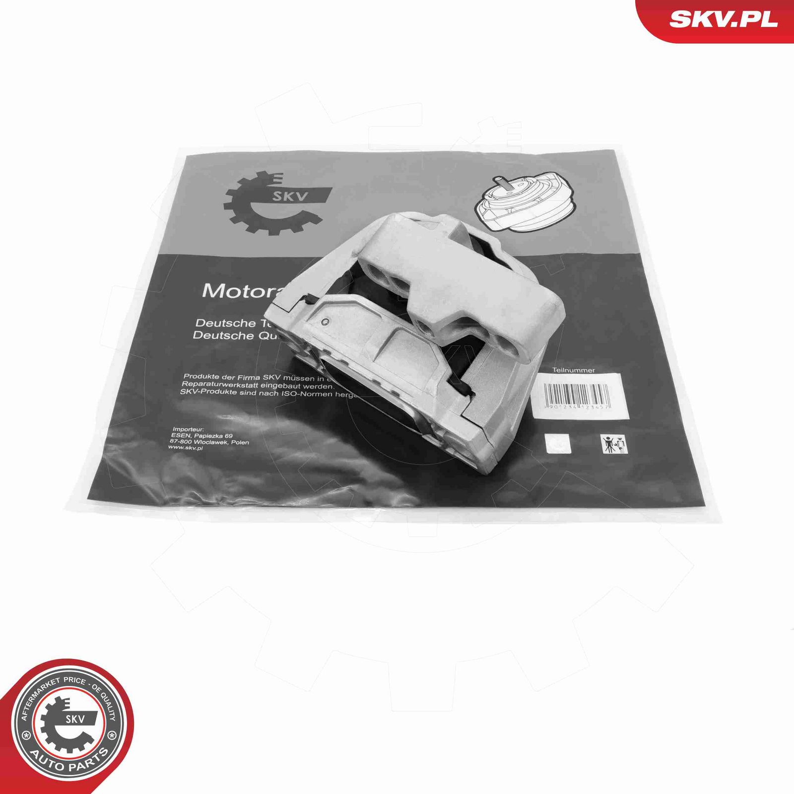 ESEN SKV 75SKV351 Mounting, engine