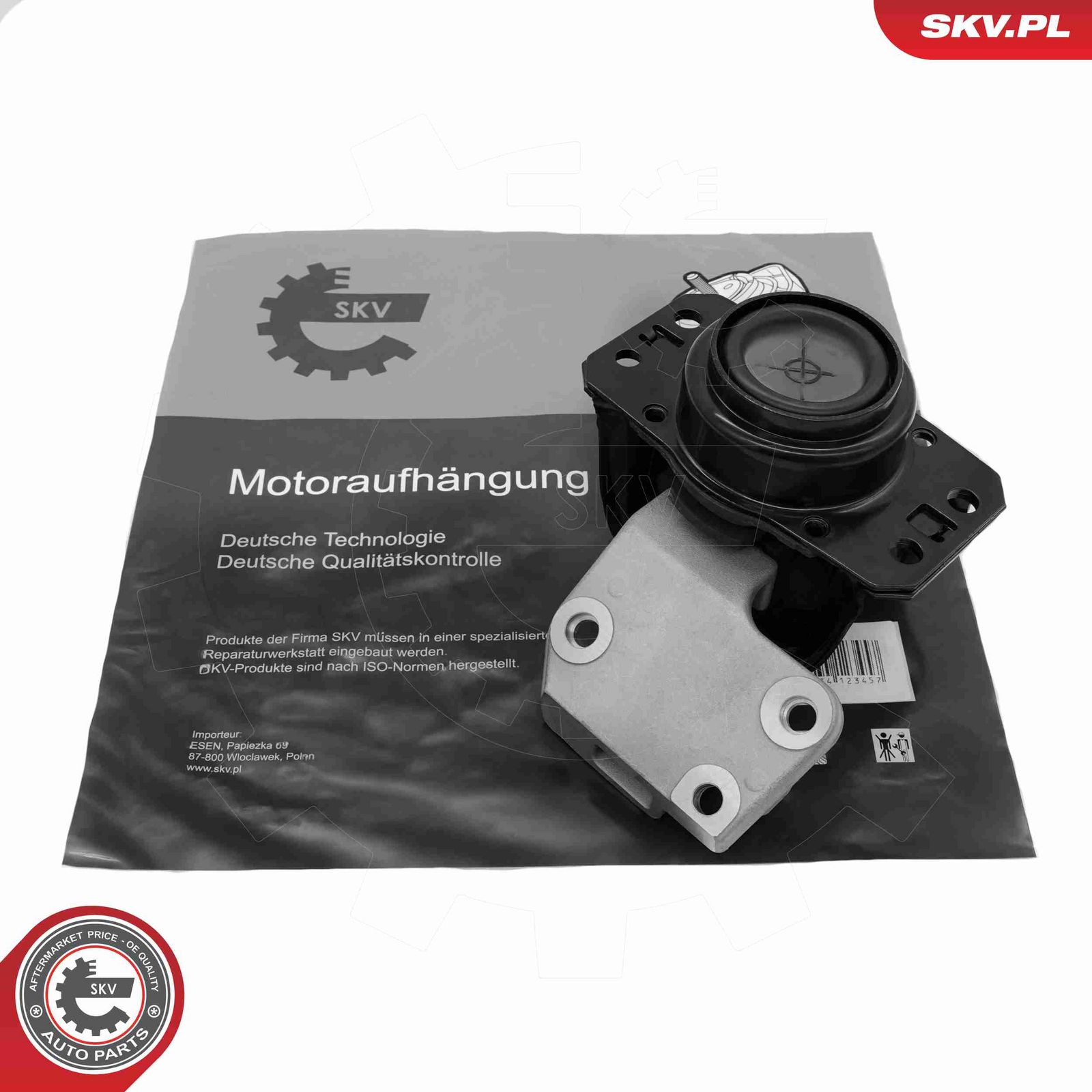 ESEN SKV 75SKV357 Mounting, engine