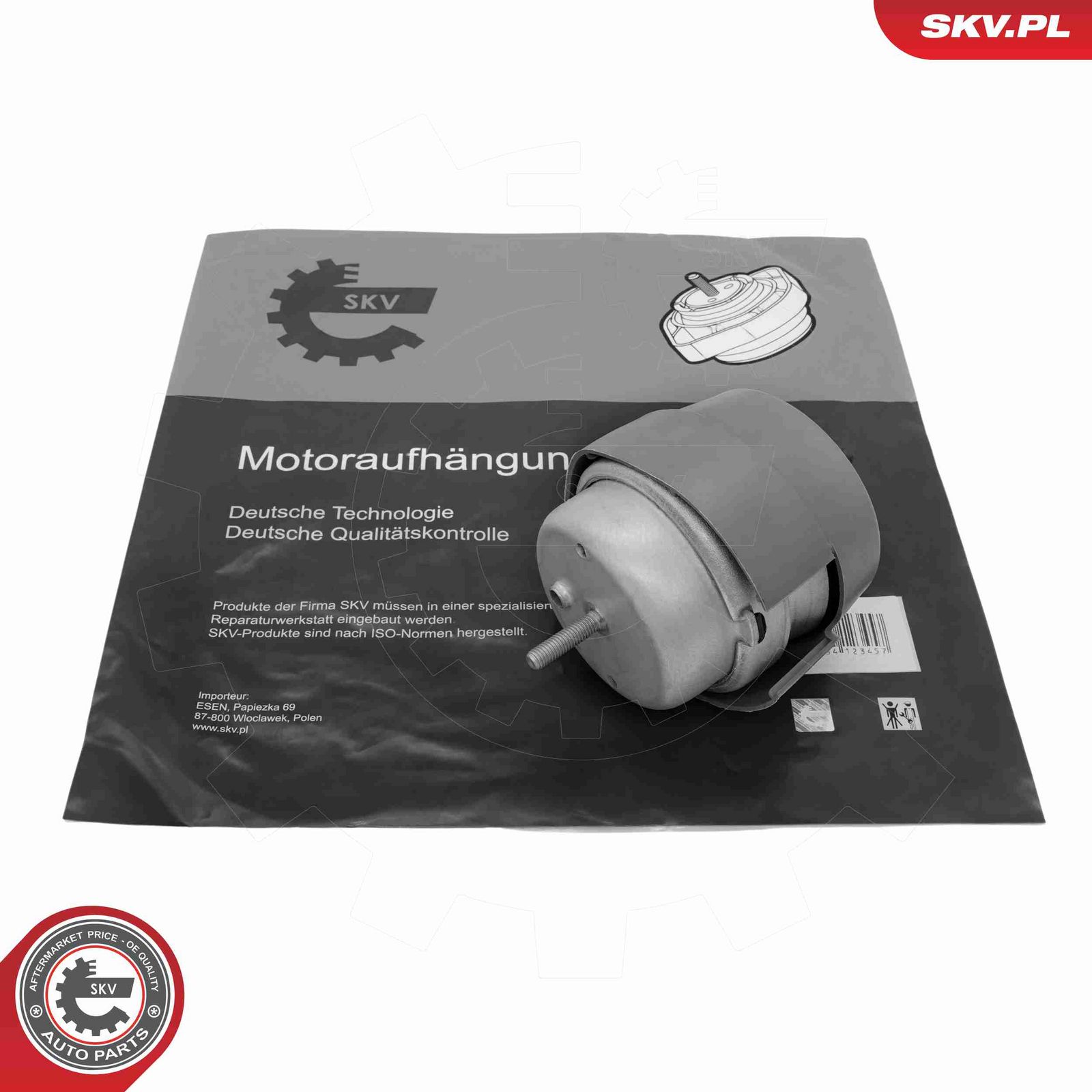 ESEN SKV 75SKV360 Mounting, engine