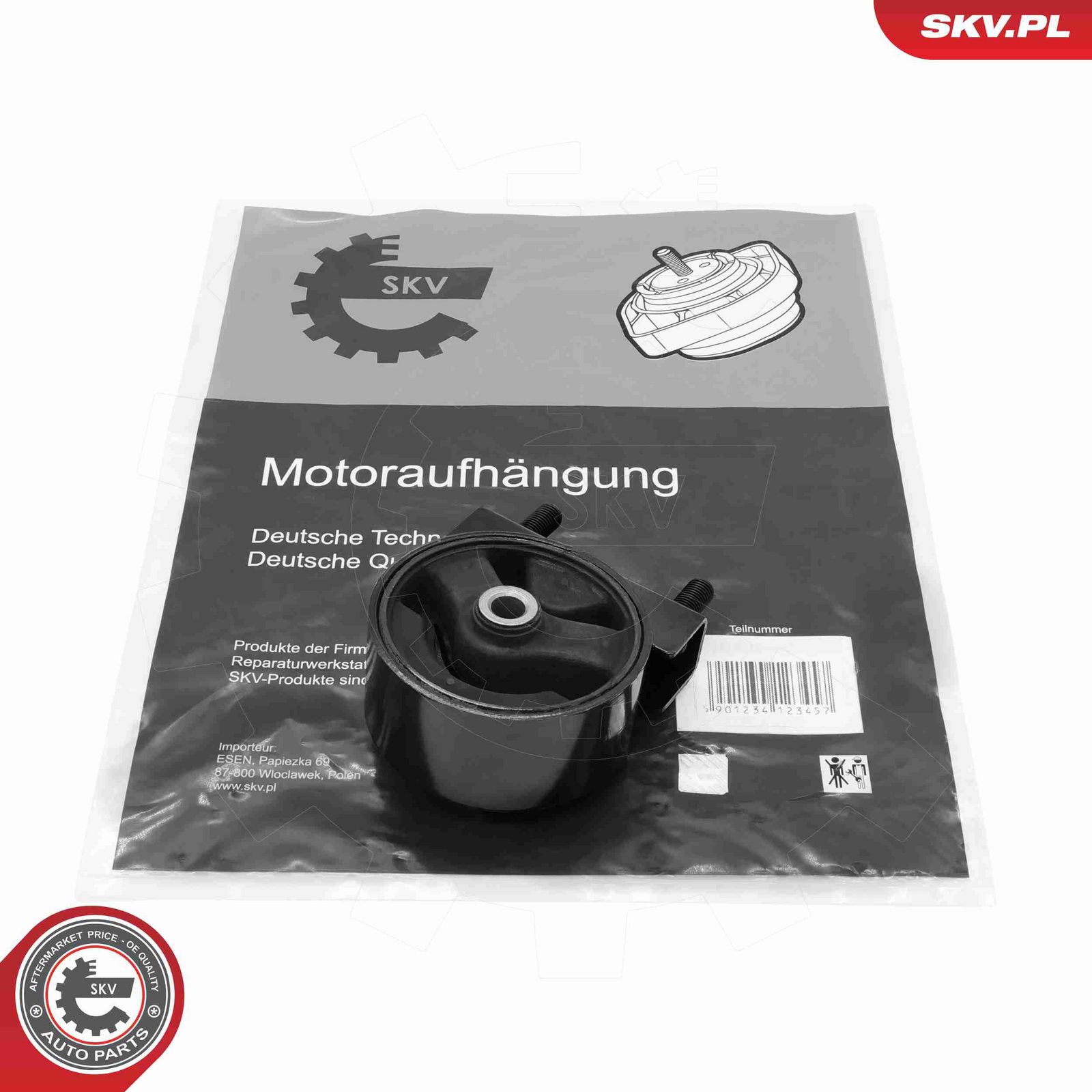 ESEN SKV 75SKV361 Mounting, engine