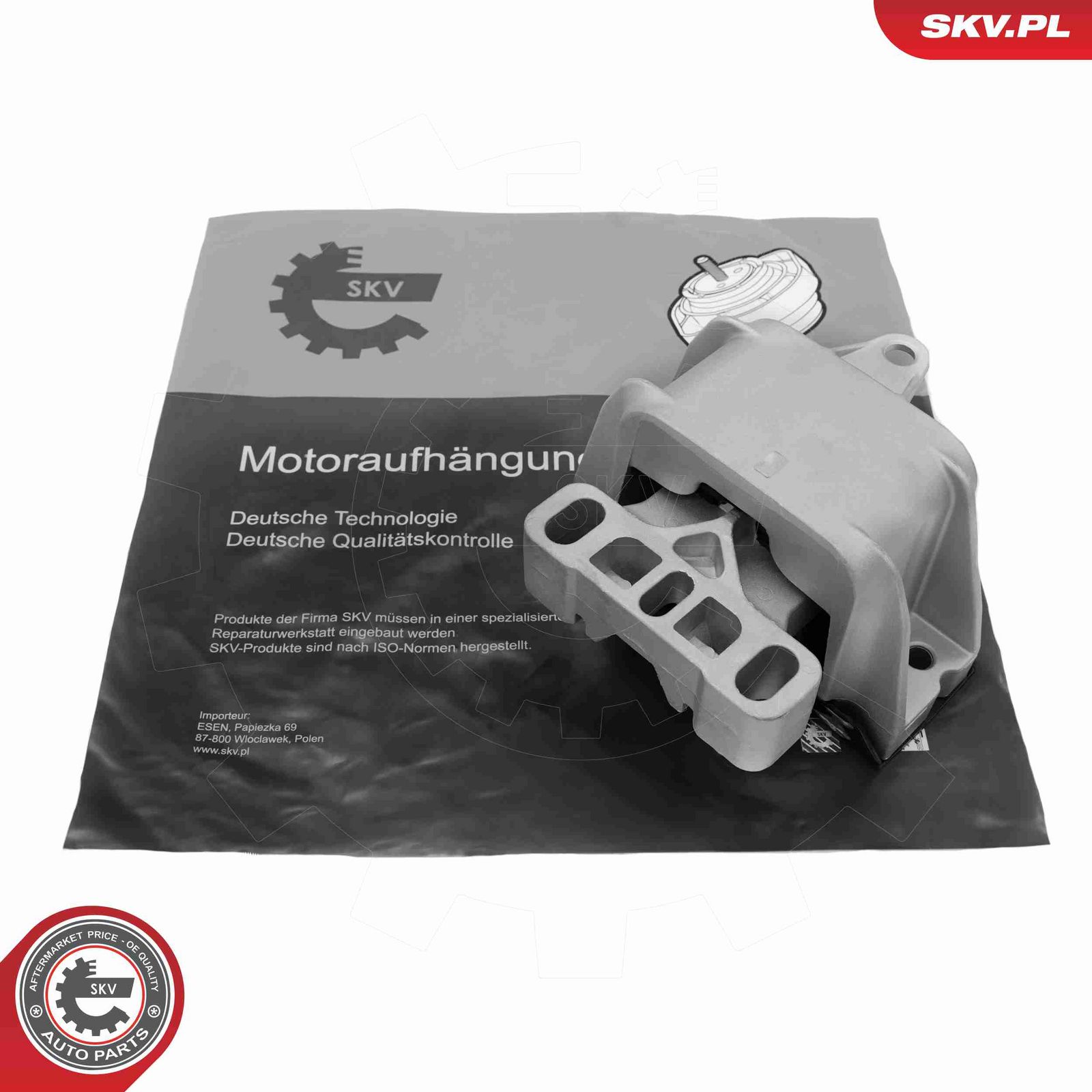 ESEN SKV 75SKV367 Mounting, engine