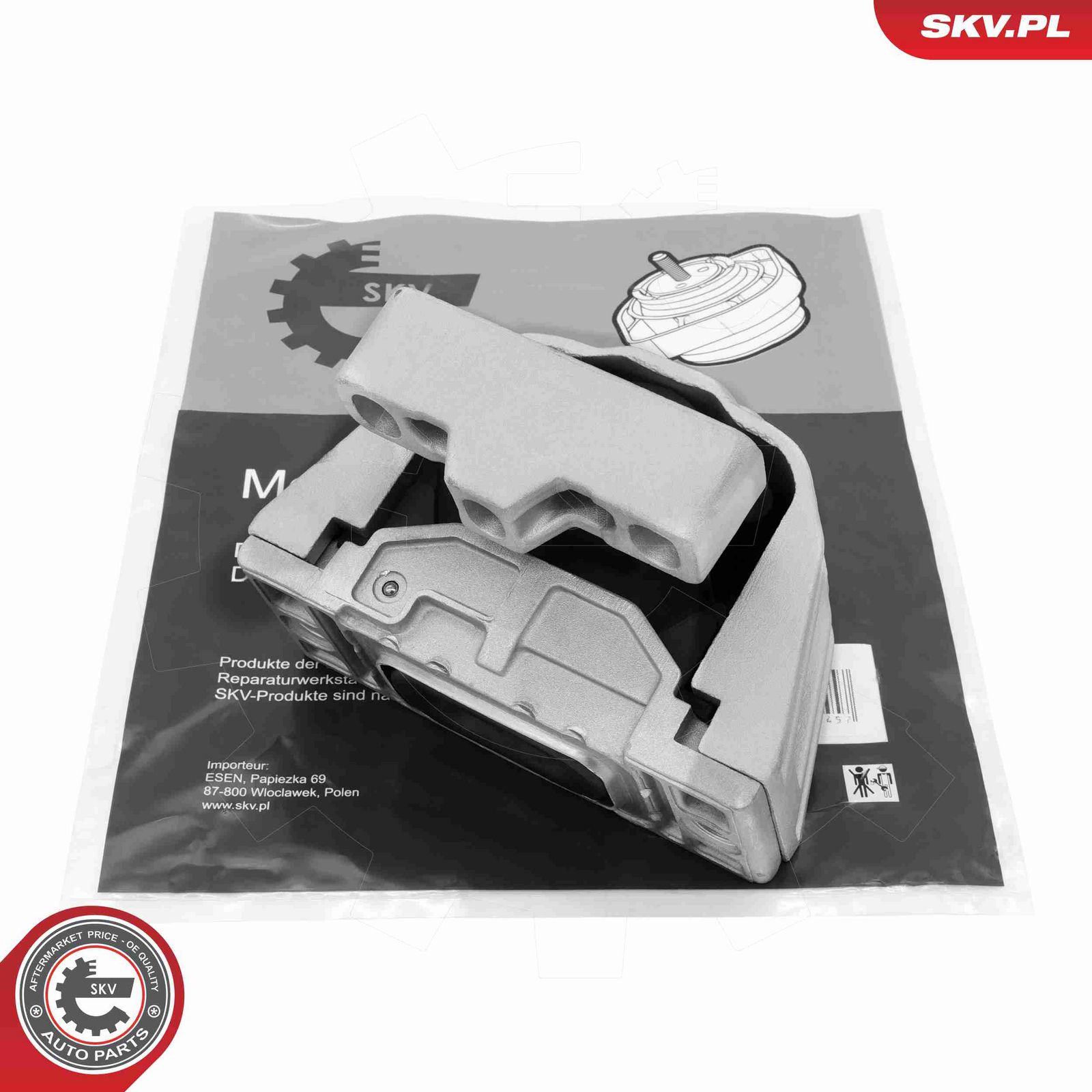 ESEN SKV 75SKV368 Mounting, engine