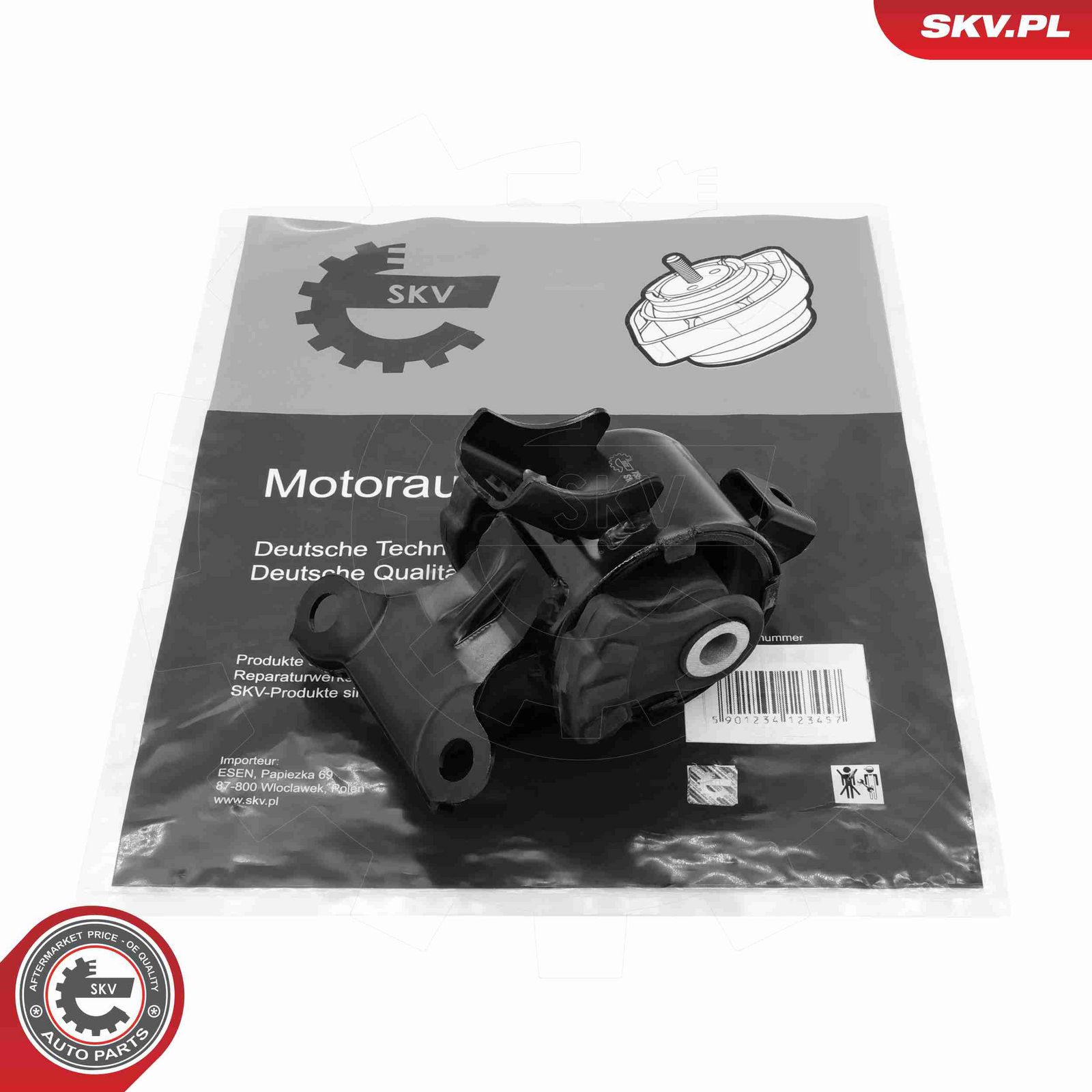 ESEN SKV 75SKV375 Mounting, engine