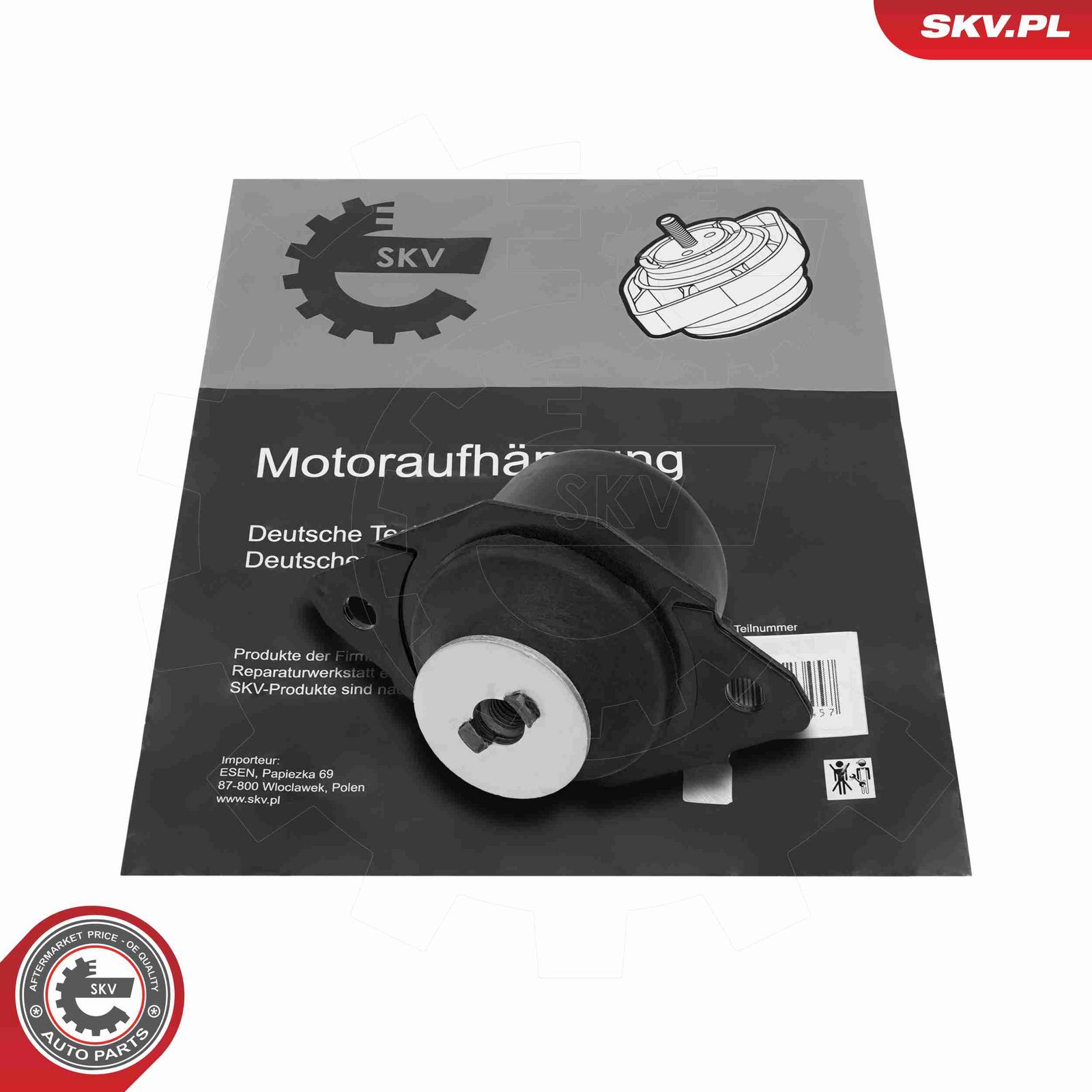 ESEN SKV 75SKV380 Mounting, engine