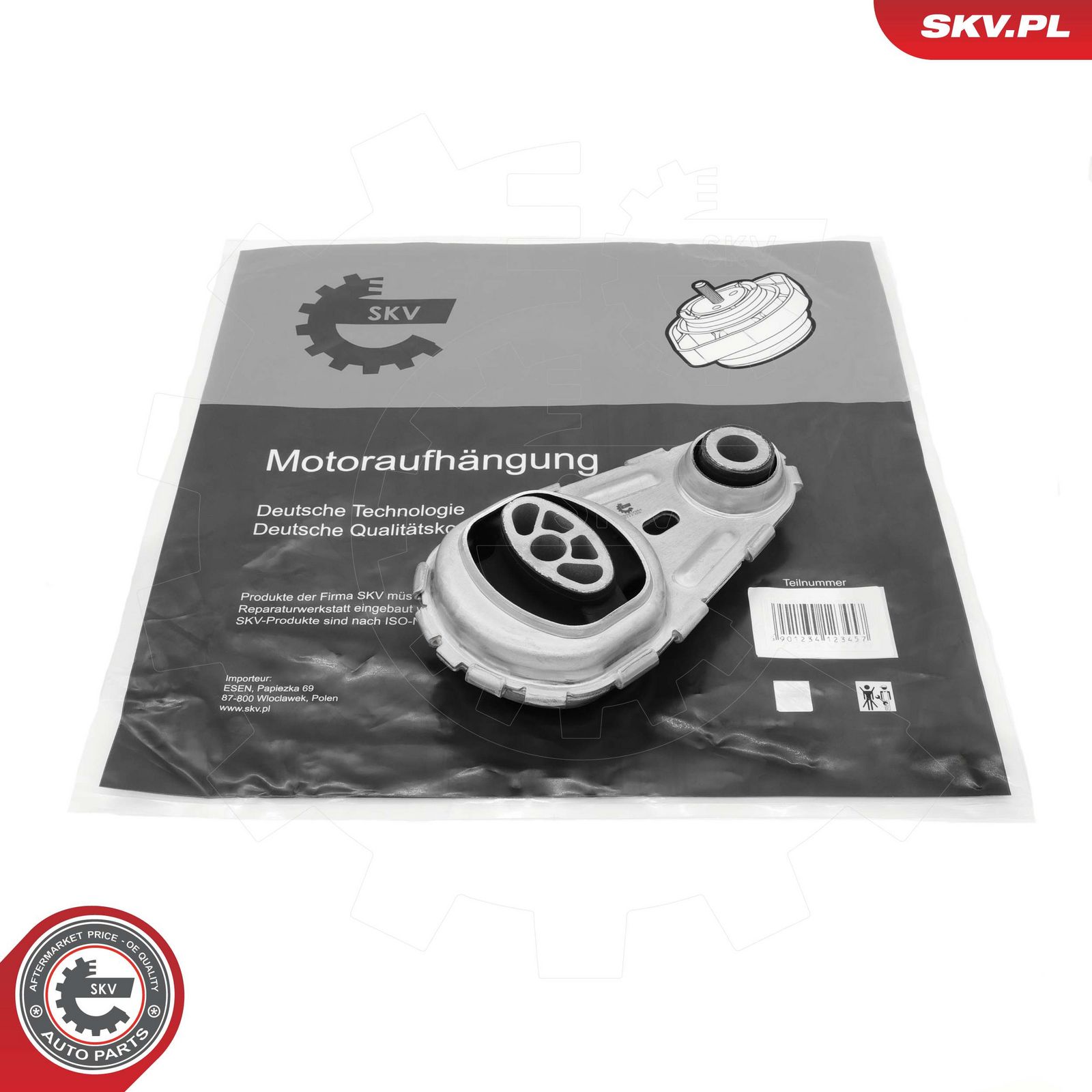 ESEN SKV 75SKV384 Mounting, engine
