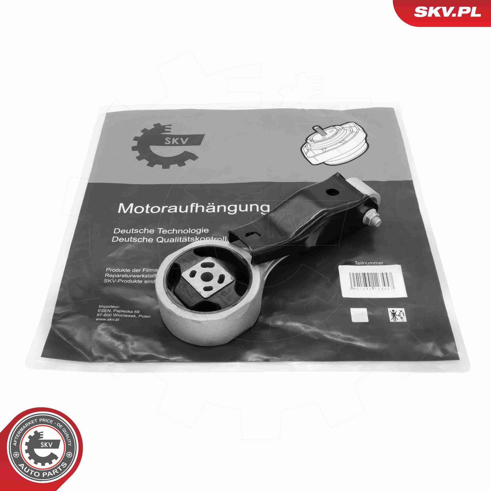 ESEN SKV 75SKV386 Mounting, engine