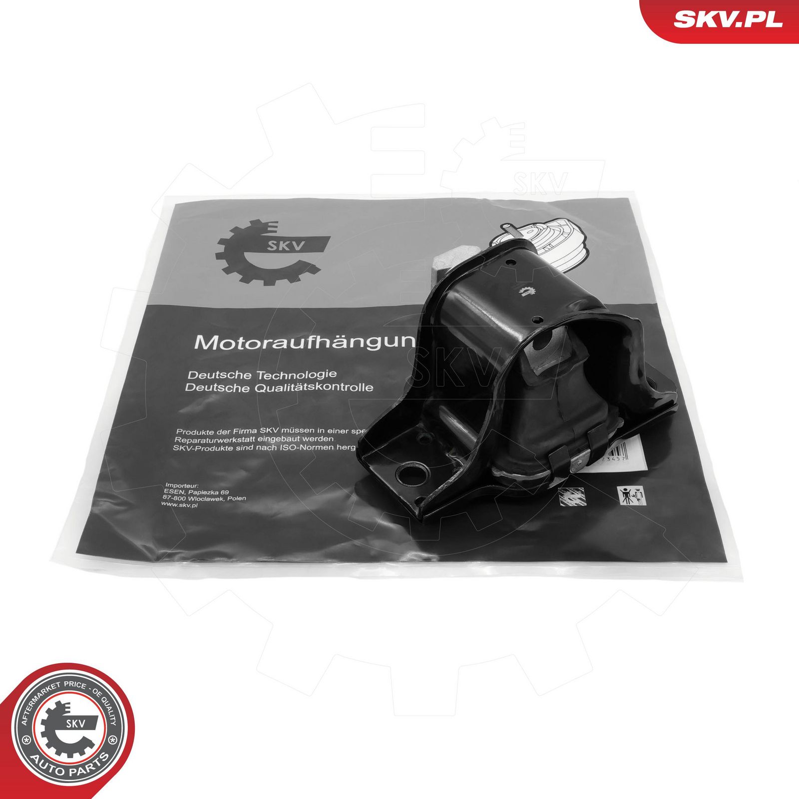 ESEN SKV 75SKV388 Mounting, engine