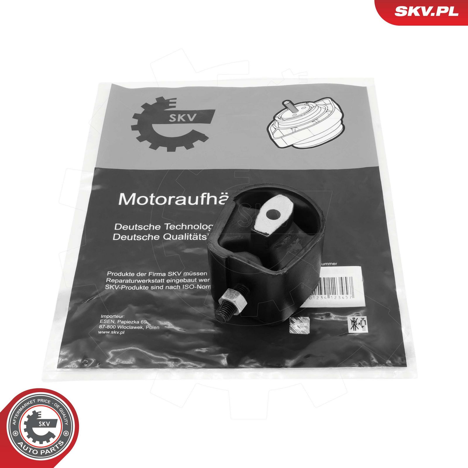 ESEN SKV 75SKV392 Mounting, engine