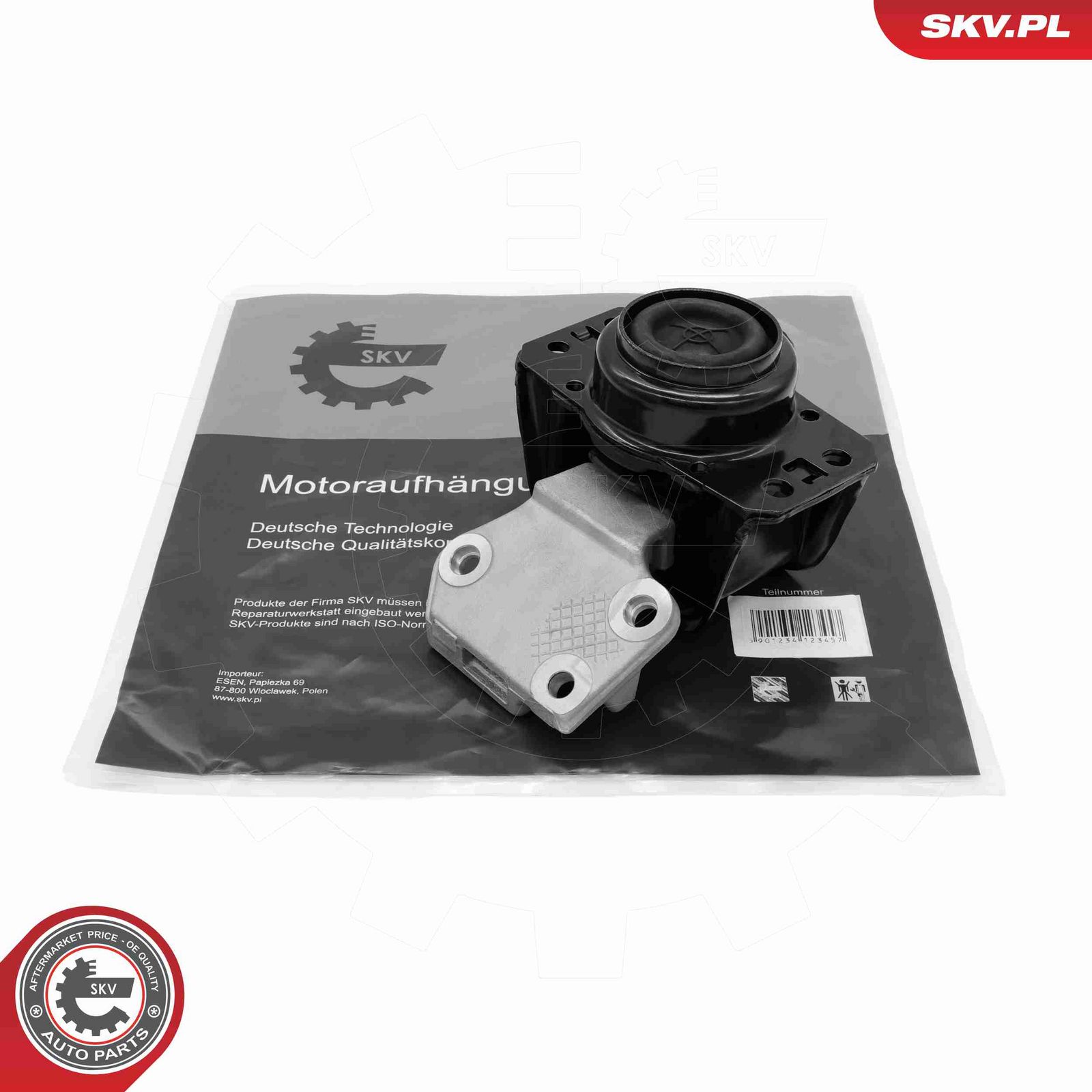 ESEN SKV 75SKV395 Mounting, engine