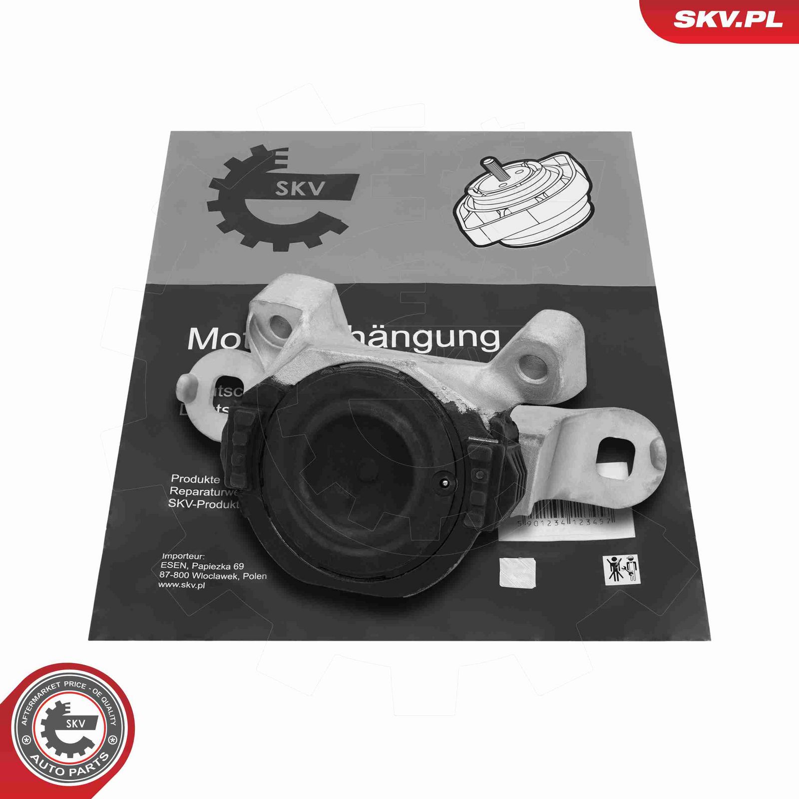 ESEN SKV 75SKV400 Mounting, engine