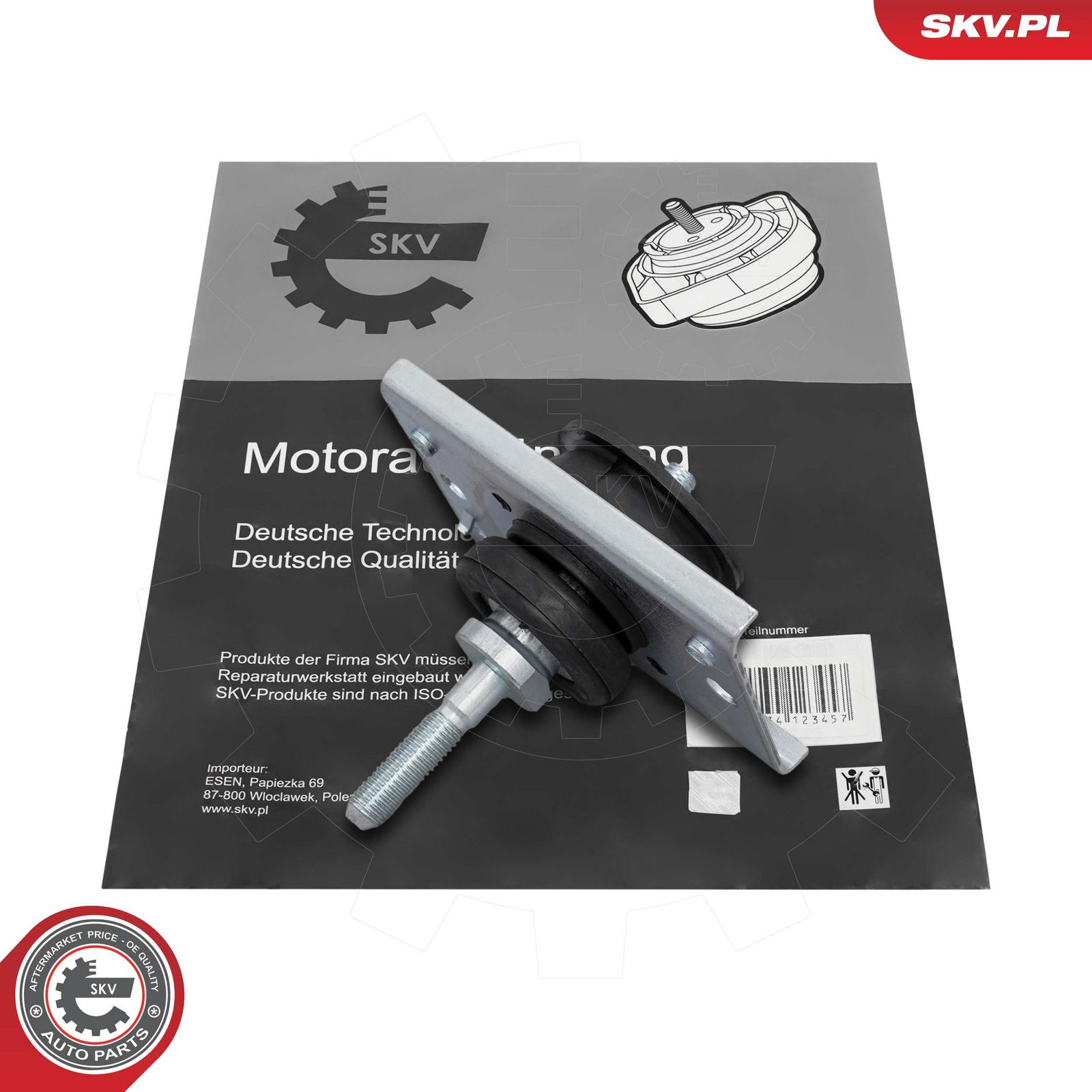 ESEN SKV 75SKV401 Mounting, engine