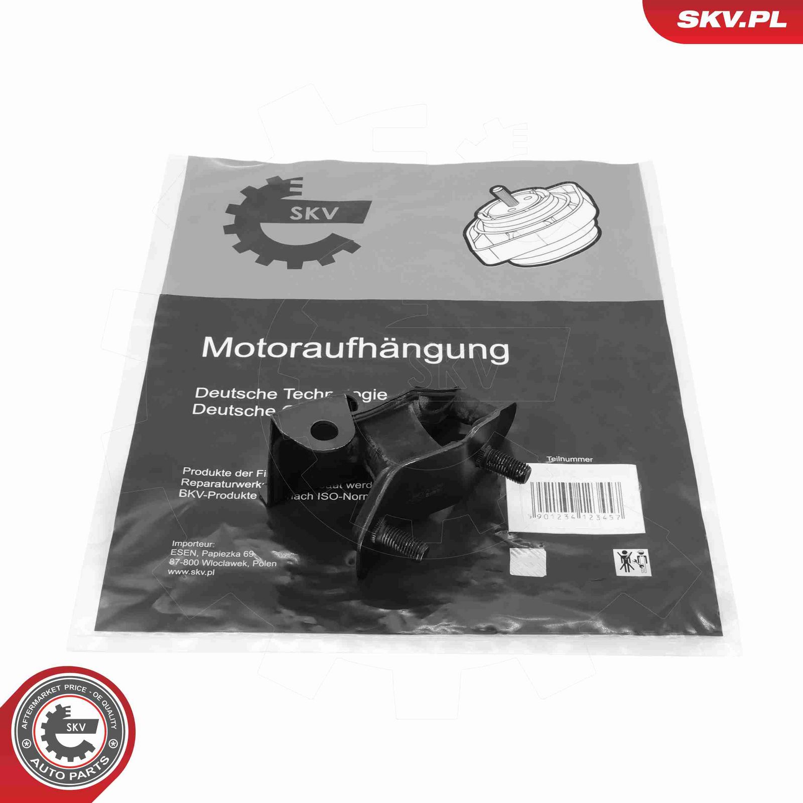 ESEN SKV 75SKV404 Mounting, engine