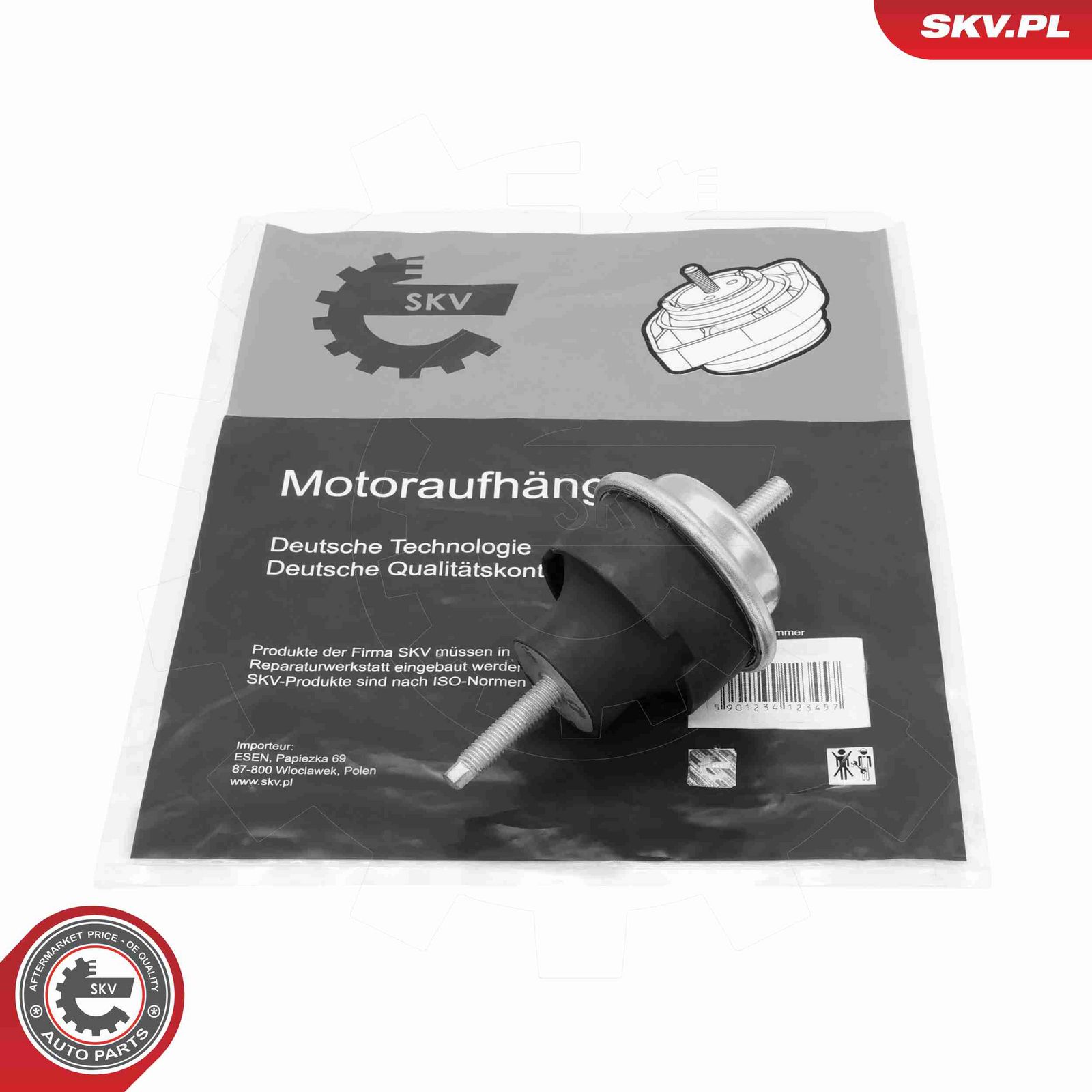 ESEN SKV 75SKV407 Mounting, engine