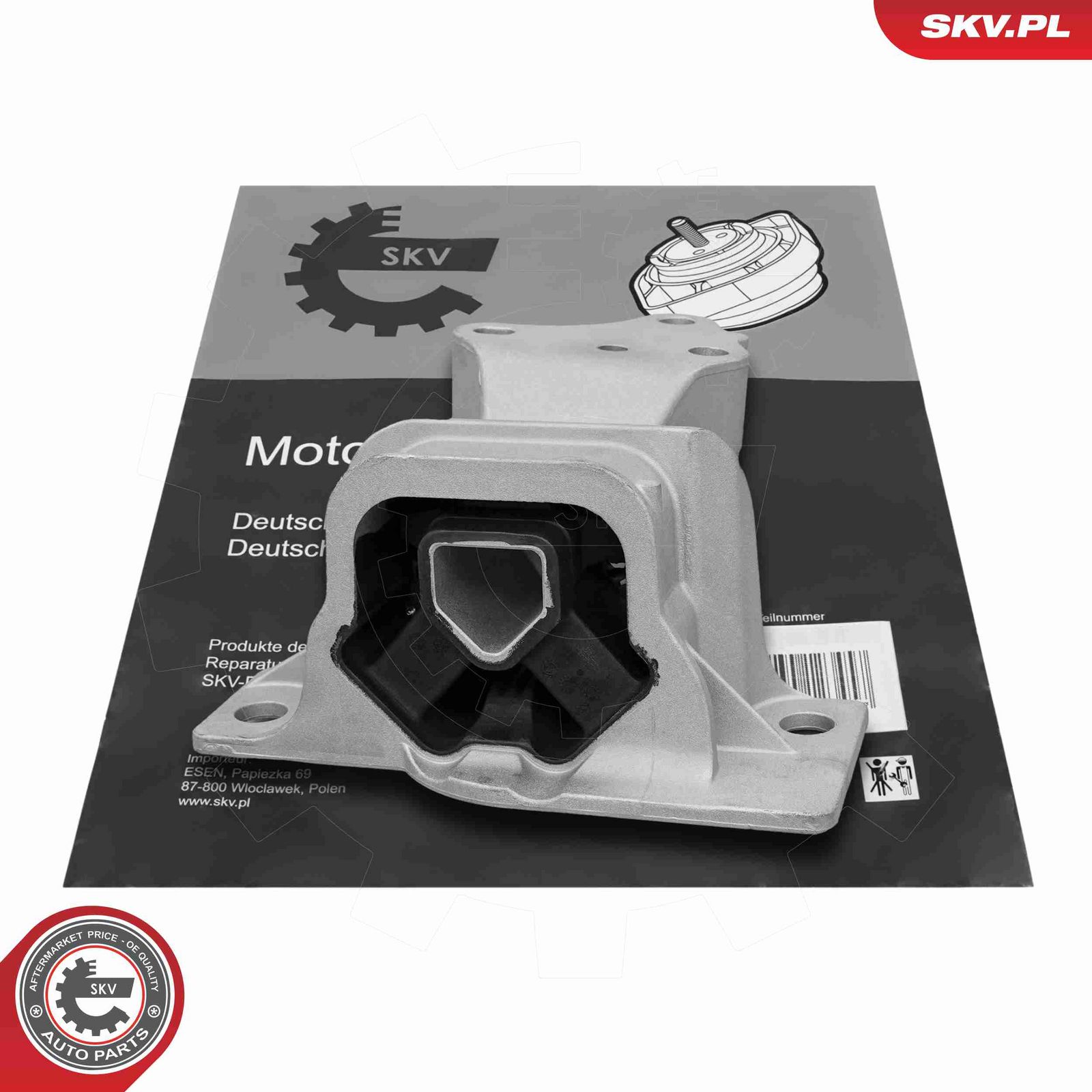 ESEN SKV 75SKV410 Mounting, engine