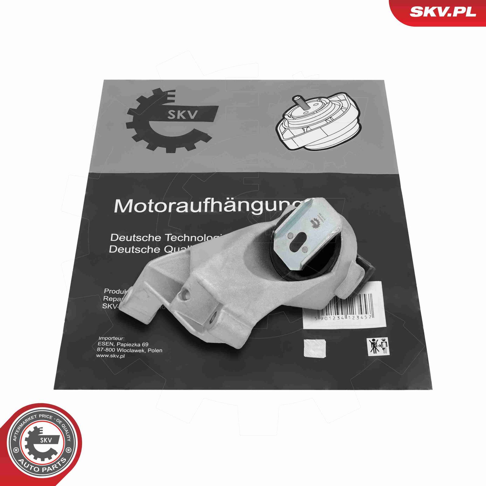 ESEN SKV 75SKV411 Mounting, engine