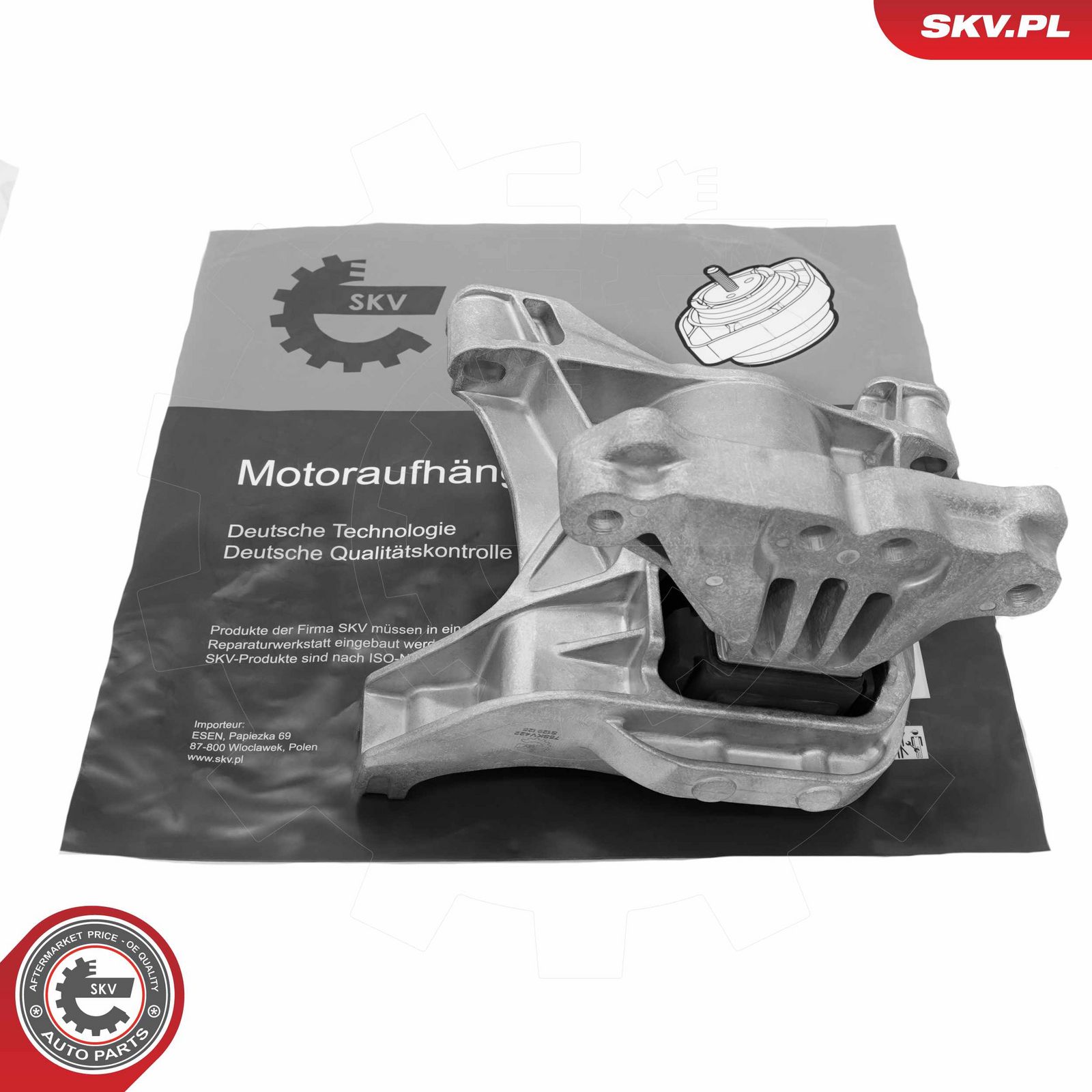 ESEN SKV 75SKV422 Mounting, engine