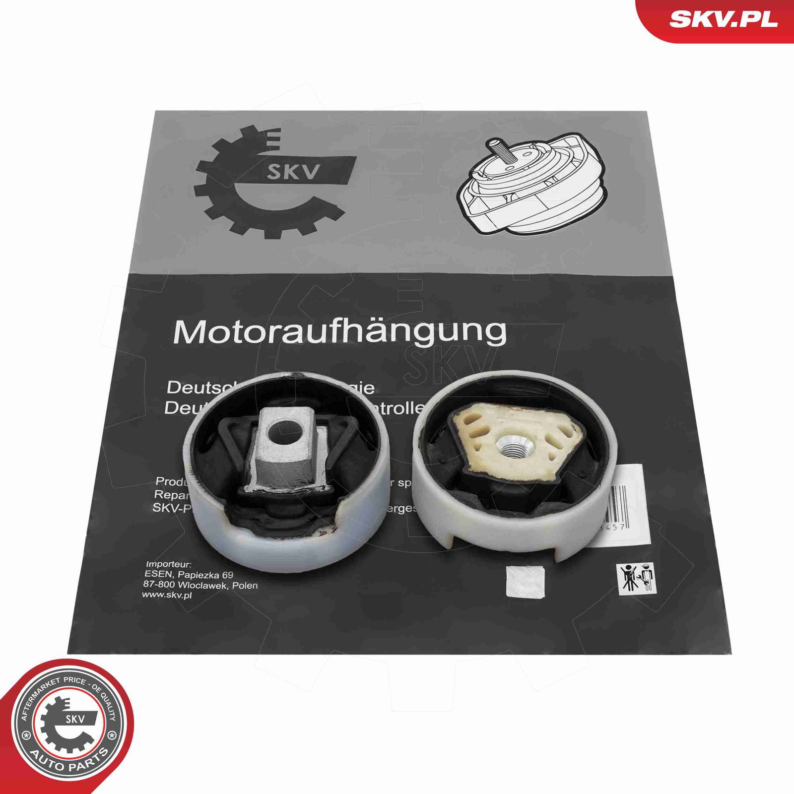 ESEN SKV 75SKV425 Mounting, engine