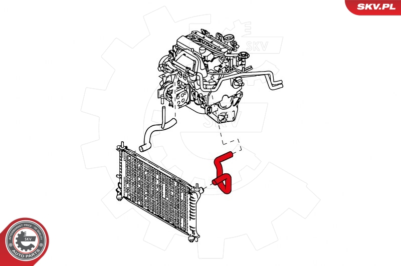 SASIC 3400015 Radiatorslange