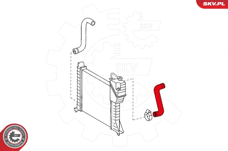 SASIC SWH6821 Radiatorslange