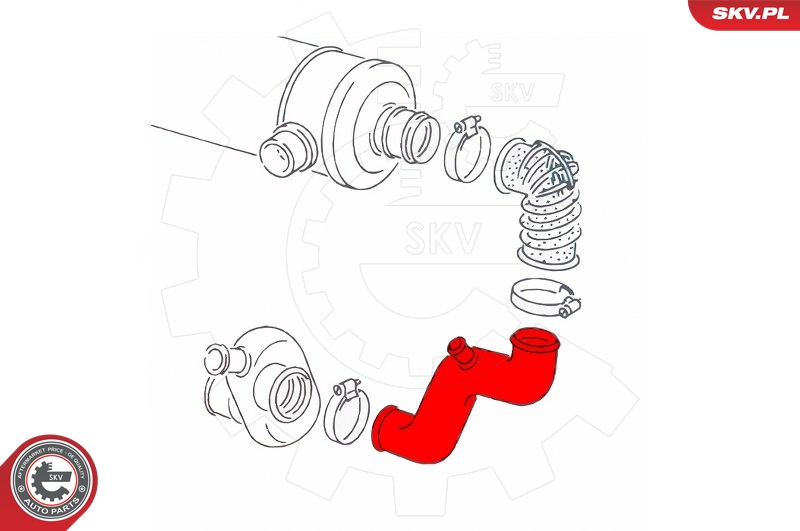 ESEN SKV 43SKV858 Radiatorslange