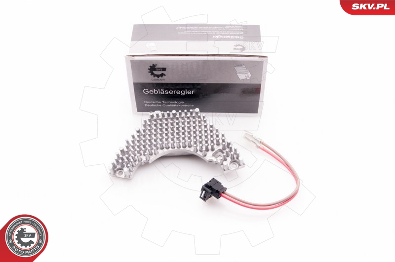 TOPRAN 701 410 motstand, kupévifte