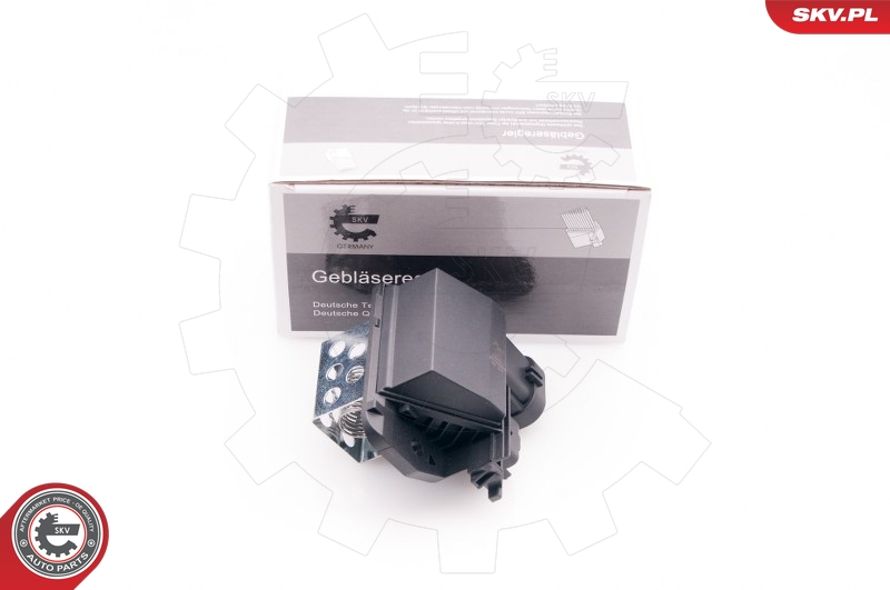 NRF 342080 motstand, kupévifte