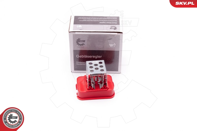 VALEO 509886 motstand, kupévifte