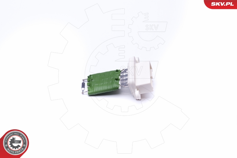 VALEO 509351 motstand, kupévifte