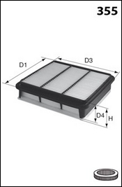 LUCAS FILTERS LFAF615 Air...