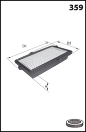 LUCAS FILTERS LFAF403 Air...