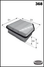 LUCAS FILTERS LFAF453 Air...