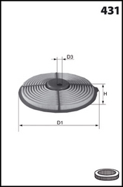 LUCAS FILTERS LFAF357 Air...