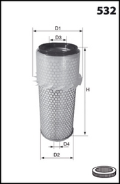 LUCAS FILTERS LFAF361 Air...