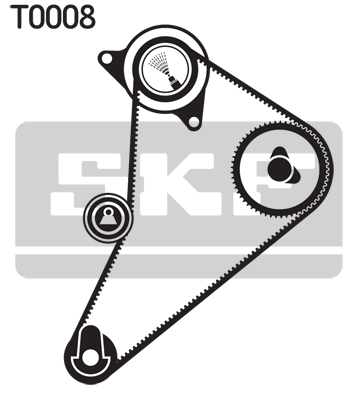 SKF VKMA 04300 Kit cinghie dentate-Kit cinghie dentate-Ricambi Euro