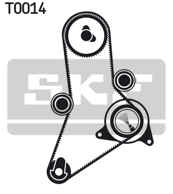 SKF VKMA 02382 Kit cinghie dentate