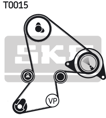 SKF VKMA 06213 Kit cinghie dentate-Kit cinghie dentate-Ricambi Euro