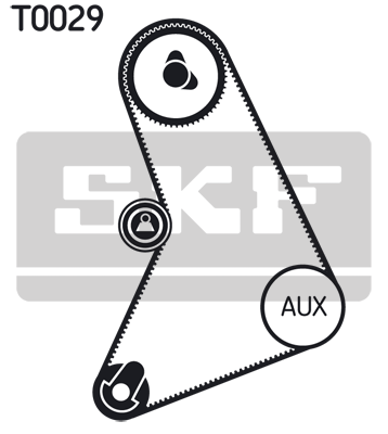 SKF VKMA 04001 Kit cinghie dentate