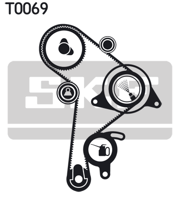 SKF VKMA 01011 Kit cinghie dentate-Kit cinghie dentate-Ricambi Euro