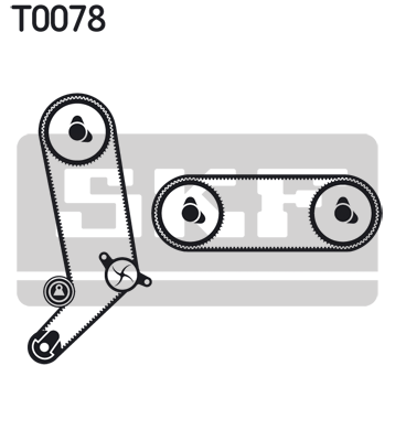 SKF VKMA 01271 Kit cinghie dentate